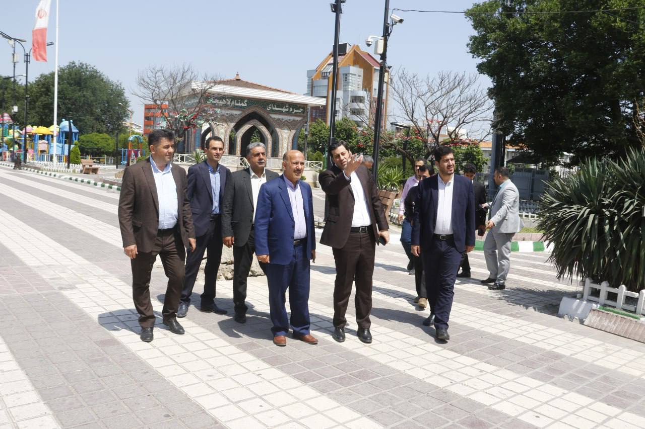 نماینده لاهیجان و سیاهکل در مجلس از پروژه های مدیریت شهری لاهیجان‌ بازدید کرد